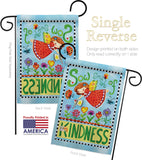 Sow Seeds of Kindness - Floral Spring Vertical Impressions Decorative Flags HG104088 Made In USA