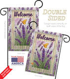 Lavender - Floral Spring Vertical Impressions Decorative Flags HG104090 Made In USA