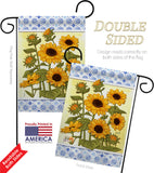 Sunflowers - Floral Spring Vertical Impressions Decorative Flags HG104109 Made In USA