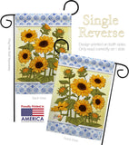 Sunflowers - Floral Spring Vertical Impressions Decorative Flags HG104109 Made In USA