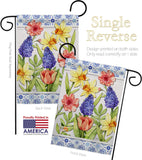 Spring Floral - Floral Spring Vertical Impressions Decorative Flags HG104112 Made In USA
