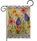 Spring Floral - Floral Spring Vertical Impressions Decorative Flags HG104112 Made In USA