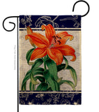 Orange Lilies - Floral Spring Vertical Impressions Decorative Flags HG104113 Made In USA