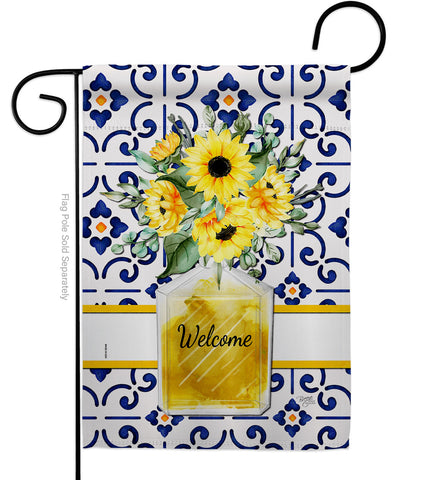 Sunflower Bouquet - Floral Spring Vertical Impressions Decorative Flags HG104115 Made In USA