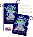 Little Flowers Vase - Floral Spring Vertical Impressions Decorative Flags HG104119 Made In USA