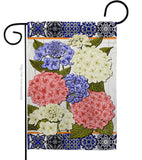 Sweet Hydrogens - Floral Spring Vertical Impressions Decorative Flags HG104120 Made In USA