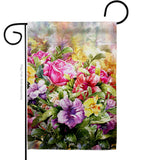 Spring Bouquet - Floral Spring Vertical Impressions Decorative Flags HG104123 Made In USA