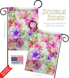 Pink & Purple Hibiscus - Floral Spring Vertical Impressions Decorative Flags HG104126 Made In USA