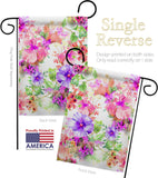 Pink & Purple Hibiscus - Floral Spring Vertical Impressions Decorative Flags HG104126 Made In USA