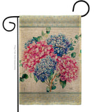 Hydrogens Burlap - Floral Spring Vertical Impressions Decorative Flags HG104139 Made In USA