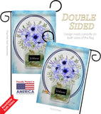 Blue Poppy - Floral Spring Vertical Impressions Decorative Flags HG104141 Made In USA