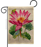 Lotus - Floral Garden Friends Vertical Impressions Decorative Flags HG104150 Made In USA