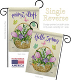 Spring - Floral Spring Vertical Impressions Decorative Flags HG137366 Made In USA