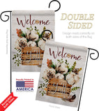 Cotton Bouquet Y'all - Floral Spring Vertical Impressions Decorative Flags HG137504 Made In USA