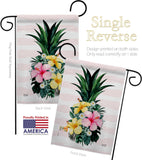 Tropical Pineapple - Floral Spring Vertical Impressions Decorative Flags HG137565 Made In USA