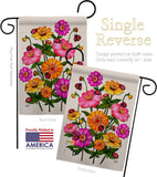 Ladybug Bouquet - Floral Garden Friends Vertical Impressions Decorative Flags HG190163 Made In USA