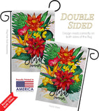 Summer Floral - Floral Spring Vertical Impressions Decorative Flags HG192650 Made In USA