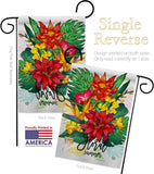 Summer Floral - Floral Spring Vertical Impressions Decorative Flags HG192650 Made In USA