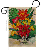 Summer Floral - Floral Spring Vertical Impressions Decorative Flags HG192650 Made In USA
