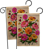 Ladybug Bouquet - Floral Garden Friends Vertical Impressions Decorative Flags HG190163 Made In USA