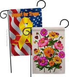 Ladybug Bouquet - Floral Garden Friends Vertical Impressions Decorative Flags HG190163 Made In USA