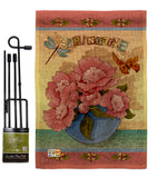 Springtime - Floral Spring Vertical Impressions Decorative Flags HG104084 Made In USA