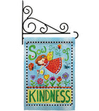 Sow Seeds of Kindness - Floral Spring Vertical Impressions Decorative Flags HG104088 Made In USA