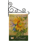 Sunflower with Hummingbird - Floral Spring Vertical Impressions Decorative Flags HG104095 Made In USA