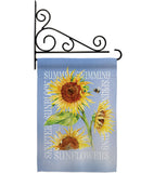Summer Sunflower - Floral Spring Vertical Impressions Decorative Flags HG104097 Made In USA