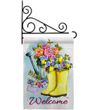 Spring Shower - Floral Spring Vertical Impressions Decorative Flags HG104099 Made In USA