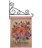 Welcome Bouquet - Floral Spring Vertical Impressions Decorative Flags HG104103 Made In USA