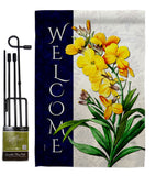 Spring Yellow Flowers - Floral Spring Vertical Impressions Decorative Flags HG104111 Made In USA