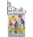 Spring Floral - Floral Spring Vertical Impressions Decorative Flags HG104112 Made In USA