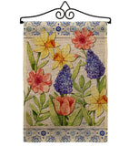 Spring Floral - Floral Spring Vertical Impressions Decorative Flags HG104112 Made In USA