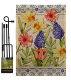 Spring Floral - Floral Spring Vertical Impressions Decorative Flags HG104112 Made In USA