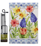 Spring Floral - Floral Spring Vertical Impressions Decorative Flags HG104112 Made In USA