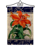Orange Lilies - Floral Spring Vertical Impressions Decorative Flags HG104113 Made In USA