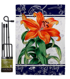 Orange Lilies - Floral Spring Vertical Impressions Decorative Flags HG104113 Made In USA