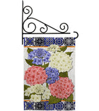 Sweet Hydrogens - Floral Spring Vertical Impressions Decorative Flags HG104120 Made In USA