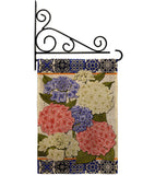 Sweet Hydrogens - Floral Spring Vertical Impressions Decorative Flags HG104120 Made In USA