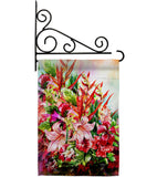 Tropical Bouquet - Floral Spring Vertical Impressions Decorative Flags HG104122 Made In USA