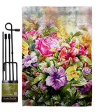 Spring Bouquet - Floral Spring Vertical Impressions Decorative Flags HG104123 Made In USA