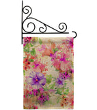 Pink & Purple Hibiscus - Floral Spring Vertical Impressions Decorative Flags HG104126 Made In USA