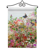 Flower Garden - Floral Spring Vertical Impressions Decorative Flags HG104131 Made In USA