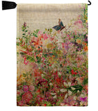 Flower Garden - Floral Spring Vertical Impressions Decorative Flags HG104131 Made In USA