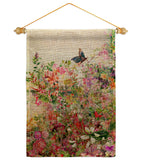 Flower Garden - Floral Spring Vertical Impressions Decorative Flags HG104131 Made In USA