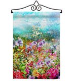 Blossom Garden - Floral Spring Vertical Impressions Decorative Flags HG104132 Made In USA