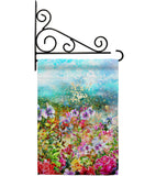 Blossom Garden - Floral Spring Vertical Impressions Decorative Flags HG104132 Made In USA