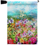 Blossom Garden - Floral Spring Vertical Impressions Decorative Flags HG104132 Made In USA