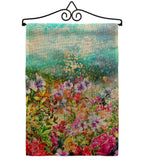 Blossom Garden - Floral Spring Vertical Impressions Decorative Flags HG104132 Made In USA